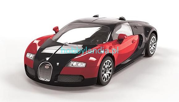 Airfix AX6008 QUICK BUILD BUGATTI VEYRON 16.4 BLUE/LIGHT BLUE Modellino