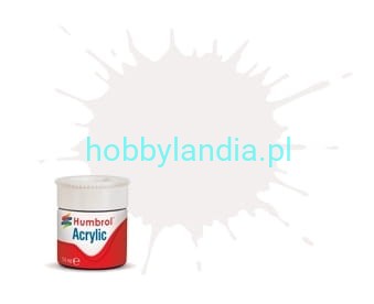 HUMBROL DB0022 FLACONE CONTAGOCCE ACRILICO VERNICE 14ML N. 22 BIANCO