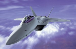 Myśliwiec F-22 Raptor 1:72, Italeri 1207