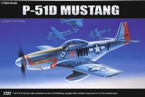 Myśliwiec P-51D Mustang 1:72, Academy 12485