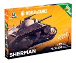Czołg M4 Sherman WoT 1:72, Italeri 34101, Easy to Build