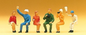 Osoby siedzące, Preiser 14025, figurki H0-1:87