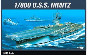 Lotniskowiec USS Nimitz (CVN-68) 1:800, Academy 14213
