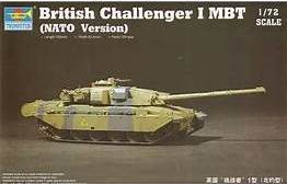 Czołg Challenger 1 MBT 1:72, Trumpeter 07106