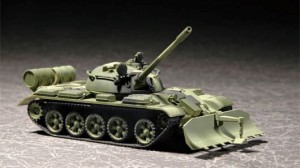 Czołg T-55 1:72 z pługiem BTU-55, Trumpeter 07284, NA ZAMÓWIENIE