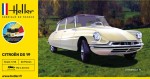 Citroen DS 19 1:43 z klejem, farbami i pędzlem, Heller 56162