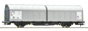 Wagon z przesuwnymi ścianami Hbbillns H0-1:87 AAE ep. VI, Roco 77485