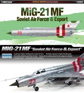 Samolot MiG-21MF 1:48 Soviet Air Force & Export, Academy 12311, NA ZAMÓWIENIE