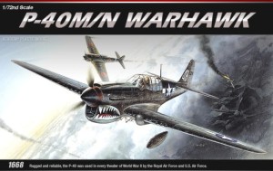 P-40M/N Warhawk 1:72, Academy 12465