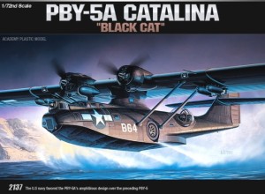 Samolot-amfibia PBY-5A Catalina 1:72 "Black Cat", Academy 12487
