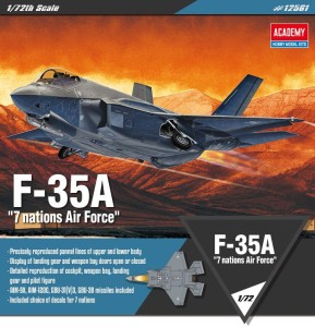 Model F-35A 1:72 "7 Nations Air Force", Academy 12561