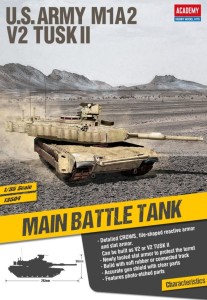 Czołg M1A2 Abrams 1:35 V2 TUSK II, Academy 13504, NA ZAMÓWIENIE