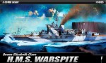 HMS Warspite 1:350, Academy 14105