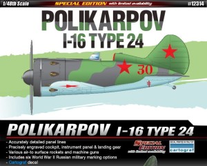 Polikarpov I-16 typ 24 1:48, Academy 12314
