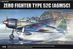 A6M5C Zero Fighter model 52C 1:72, Academy 12493