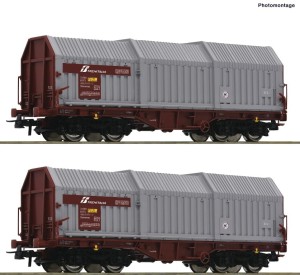 Wagony teleskopowe Shimmns Trenitalia H0-1:87 FS ep. V, Roco 76047