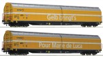 Wagony towarowe Habbiillnss "Post" H0-1:87 SBB ep. VI, Roco 76087