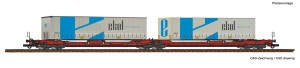 Wagon intermodalny Sdggmrs 738/T3000e H0-1:87 DB AG ep. VI, Roco 77386, NA ZAMÓWIENIE