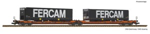 Wagon intermodalny Sdggmrs 738/T3000e H0-1:87 Wascosa ep. VI, Roco 77394, ZAPOWIEDŹ