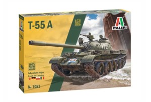 Czołg T-55A 1:72 polskie oznakowanie, Italeri 7081
