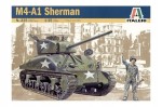 Czołg M4A1 Sherman 1:35, Italeri 0225