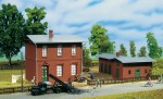 Biuro kolejowe i szopa H0-1:87, Auhagen 11389, NA ZAMÓWIENIE