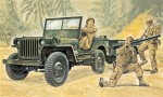 Willys MB Jeep 1:35 z przyczepą, Italeri 0314