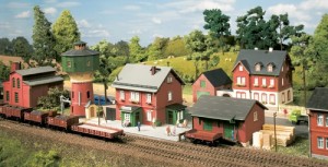 Zestaw Stacja Neschwitz TT-1:120, Auhagen 15304, NA ZAMÓWIENIE
