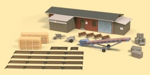 Skład budowlany TT-1:120, Auhagen 13319, NA ZAMÓWIENIE