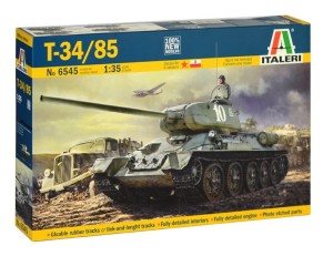 T-34/85 Zavod nr 183 mod. 1944 1:35 polskie oznakowanie, Italeri 6545, NA ZAMÓWIENIE
