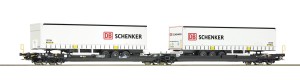 Podwójny wagon Sdggmrs 738/T3000e H0-1:87 Kombiverkehr ep. VI, Roco 77390, NA ZAMÓWIENIE