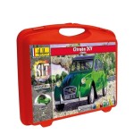 Citroen 2CV 1:43 z klejem, farbami i pędzlem, Heller 60175, NA ZAMÓWIENIE