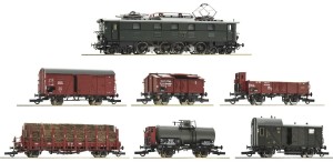 Pociąg towarowy z lokomotywą E 52 22 DCC H0-1:87 DRG ep. II, Roco 61492,  NA ZAMÓWIENIE