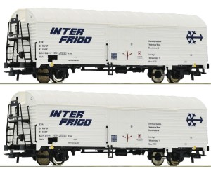 Zestaw 2 chłodni Ibbehs "Interfrigo" H0-1:87 SNCF ep. IV, Roco 76040, PROMOCJA!!!