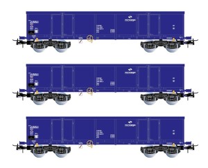 Zestaw 3 węglarek Eaos z ładunkiem H0-1:87 PKP Cargo ep. V-VI, Rivarossi HR6536,  NA ZAMÓWIENIE