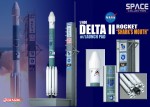 Delta II Rocket "Shark's Mouth" w/Launch Pad 1:400 gotowy model, Dragon 56334