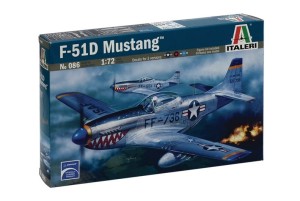 Myśliwiec F-51D Mustang 1:72, Italeri 0086