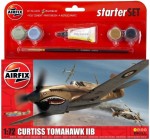 Curtiss P-40 Tomahawk IIB 1:72 z klejem, farbami i pędzlem, Airfix 55101