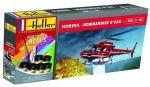 Helikopter Ecureuil Bombardier D'Eau 1:48 z klejem, farbami i pędzlem, Heller 56485