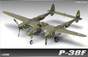 P-38F 1:48 Glacier Girl, Academy 12208