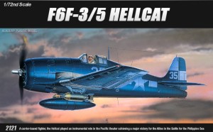 F6F-3/5 1:72 Hellcat, Academy 12481
