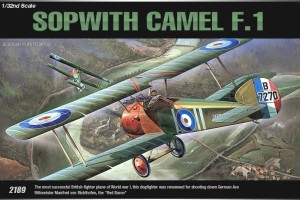 Samolot Sopwith Camel F-1 WWI 1:32, Academy 12109