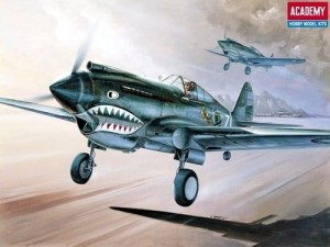 Myśliwiec Curtiss P-40C Tomahawk 1:48, Academy 12280