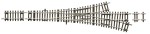 Rozjazd prosty potrójny DWW15 R 873,5 mm H0-1:87, Roco 42454, NA ZAMÓWIENIE