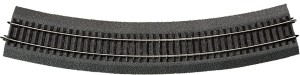 Tor łukowy R6 R 604,4 mm H0-1:87 na nasypie, Roco 42526
