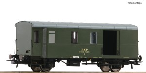 Wagon bagażowy pociągu towarowego typu F H0-1:87 PKP ep. IV, Roco 74222