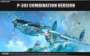 Samolot P-38 E/J/L Lighting Combination Version  1:48, Academy 12282, NA ZAMÓWIENIE