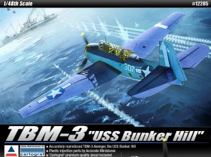 TBM-3 USS Bunker Hill  1:48, Academy 12285, NA ZAMÓWIENIE