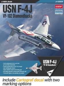 Myśliwiec F-4J VF-102 Diamondbacks  1:48, Academy 12323, NA ZAMÓWIENIE