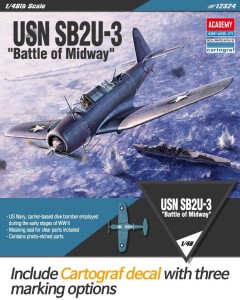 USN SB2U-3 Vindicator Battle of Midway  1:48, Academy 12324, NA ZAMÓWIENIE